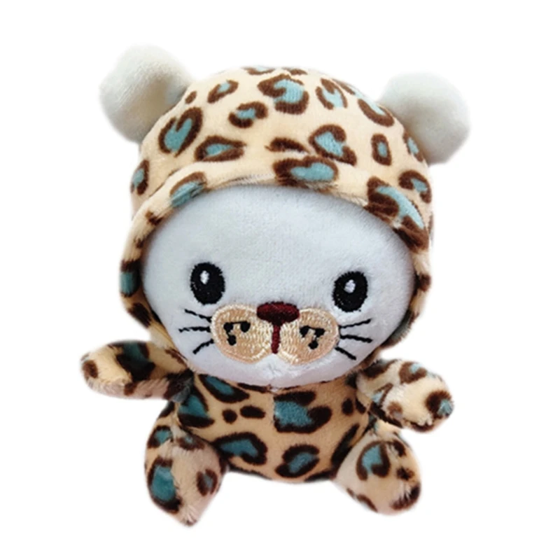 

10 см/4 дюйма мини кукла Тигр Мягкая Подвеска для сумок кошельки одежда и рюкзак кольцо для ключей украшение женский подарок