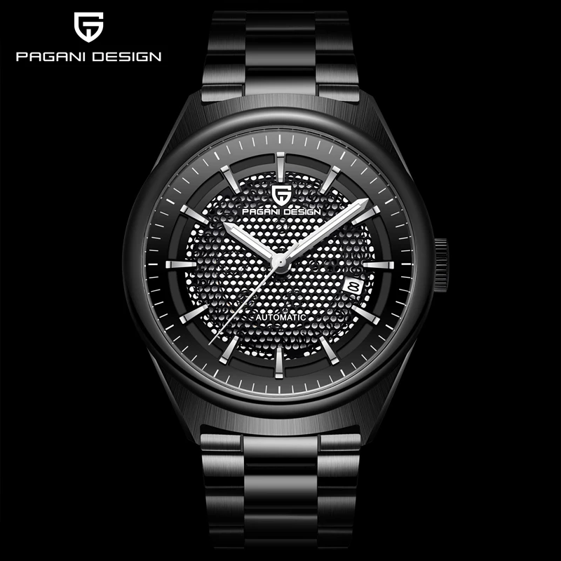 Часы PAGANI мужские из нержавеющей стали водонепроницаемые|Мужские механические