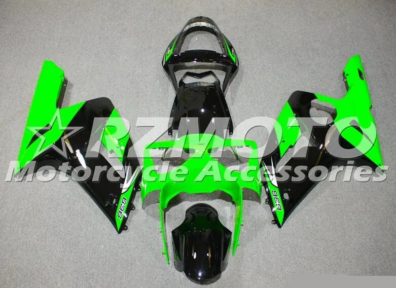 

Новый высококачественный инжектор Abs обтекатель комплект для kawasaki Ninja ZX6R 636 2003 2004 03 04 6R 600CC бодикон зеленый черный