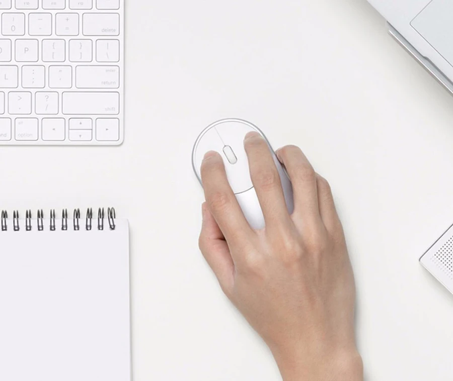 Оригинал для Xiaomi mi беспроводная мышь портативные игровые мыши Alu nium сплав 2 4 ГГц