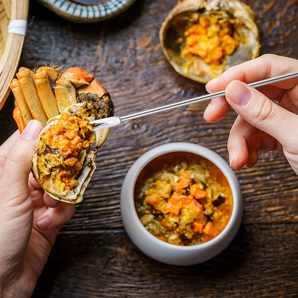 

1 Set 8Pcs Seafood Tools Set Crab Crackers Forks Picks Kit (Assorted Color)