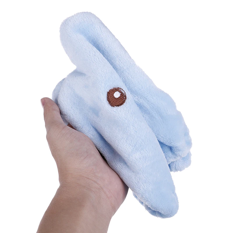 

1pc Microfiber Bath Hats Cute Bear Shower Cap Hair Wrapped TowelsDry Hair Cap Quickly Dry Hair Cap Bath Accessories Blue Pink