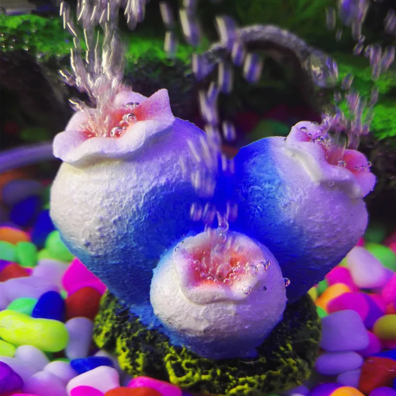 Украшение для аквариума Искусственный коралловый воздушный пузырь камень