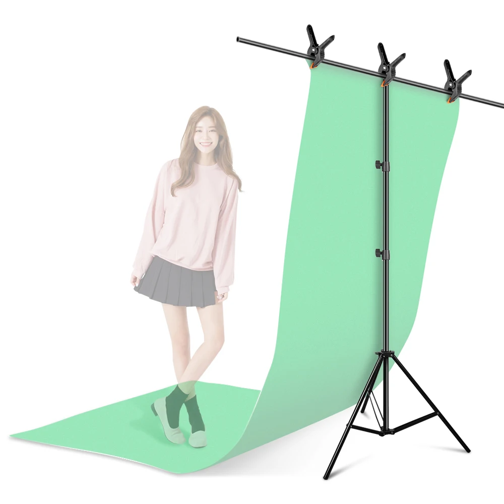 Photography T-shape Background Support Stand Metal Backdrop Frame For Photo Studio Video Chroma Key Green Screen | Электроника