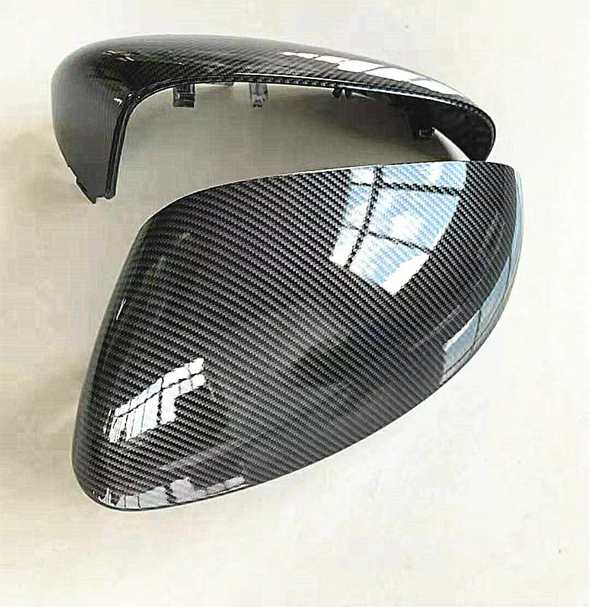 Чехол для зеркала заднего вида с узором из углеродного волокна крышка Tiguan Sharan