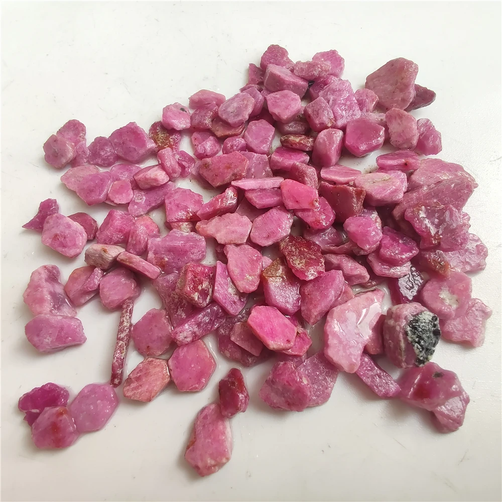 

Real Rare Corundum Natural Gems for Making Jewelry Red Ruby Rough Specimen Mnerals Healing Aquarium Gravel Fish Tank Stones