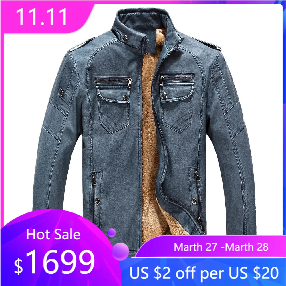 Зимняя мужская кожаная куртка monclair ветровка Национальная Мужская из овчины для