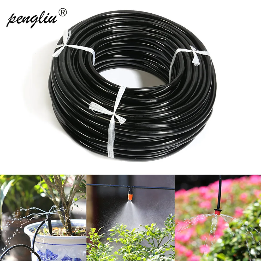 10 м 4/7 мм Парниковый Сад автоматического полива трубопровод для Фитинги
