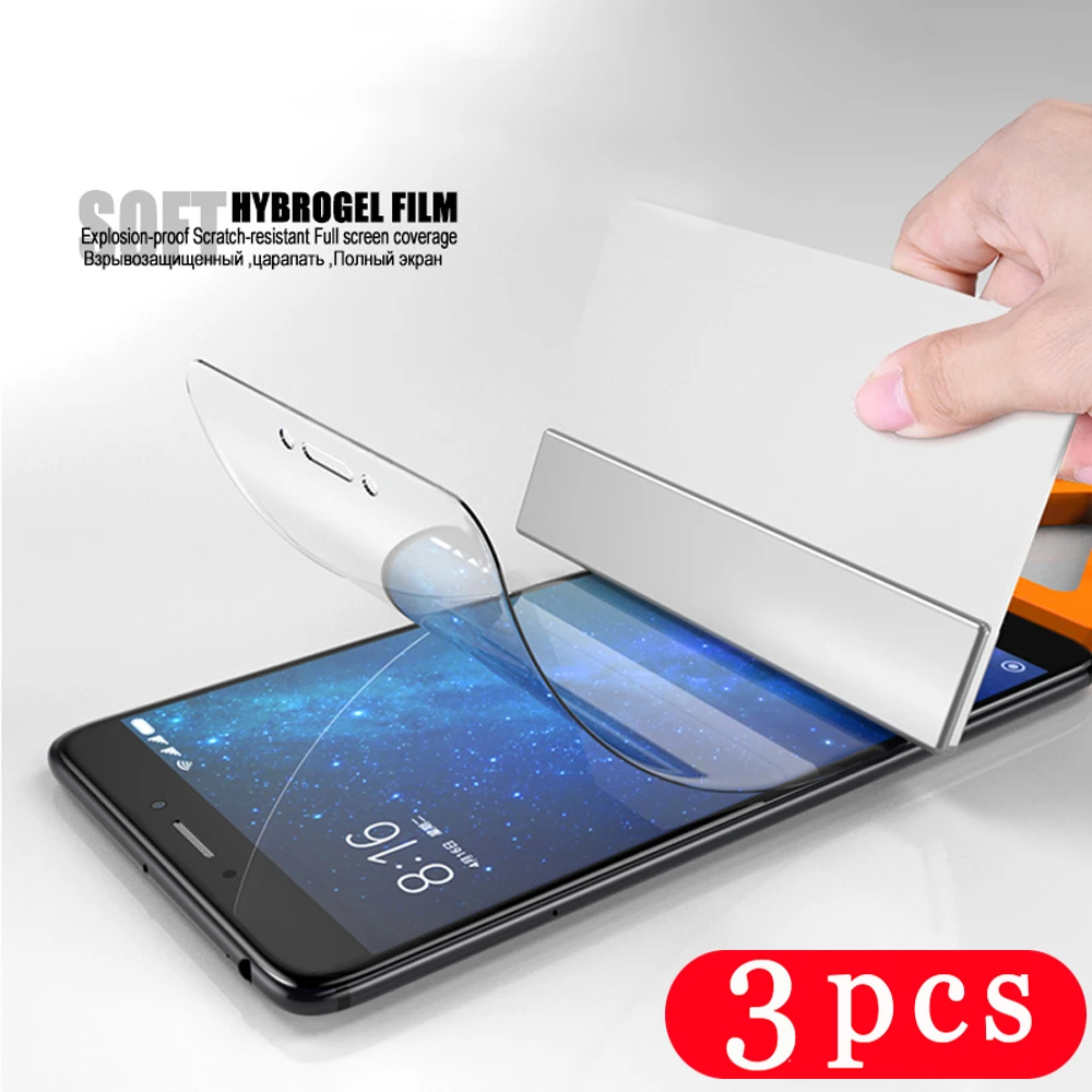 3 шт. мягкая Гидрогелевая пленка с полным покрытием для xiaomi mi mix 2s 2 Защитная max