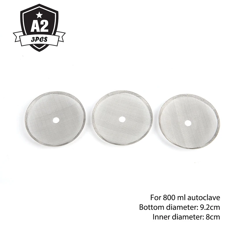 

3Pcs Kitchen Supplies Reusable Stainless Steel French Press Coffee Maker Detachable Mesh Filter Coffee Press Filter Coffee Tool