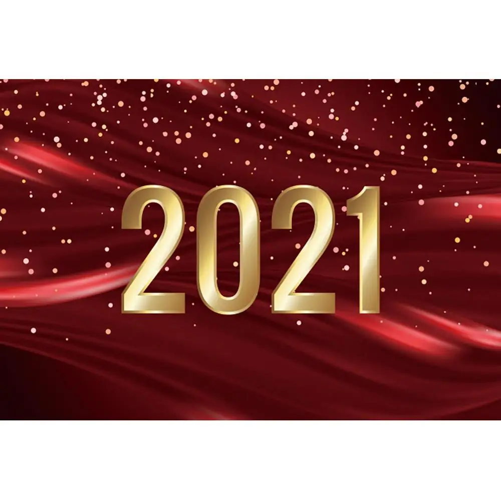 

Christmas 2021 Happy New Year Party Light Brokeh Chinese Red Joyful Backdrop Photography Background For Photo Studio Photophone