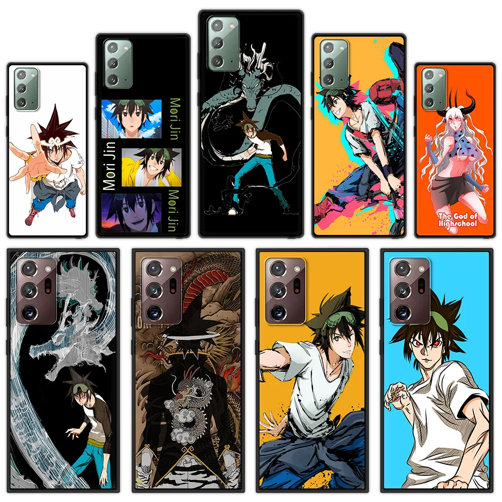 

Чехол для телефона с аниме «Бог старшей школы» для Samsung Galaxy Note 20 Ultra 10 Plus Lite M31, мягкий черный чехол из ТПУ, чехол, чехол