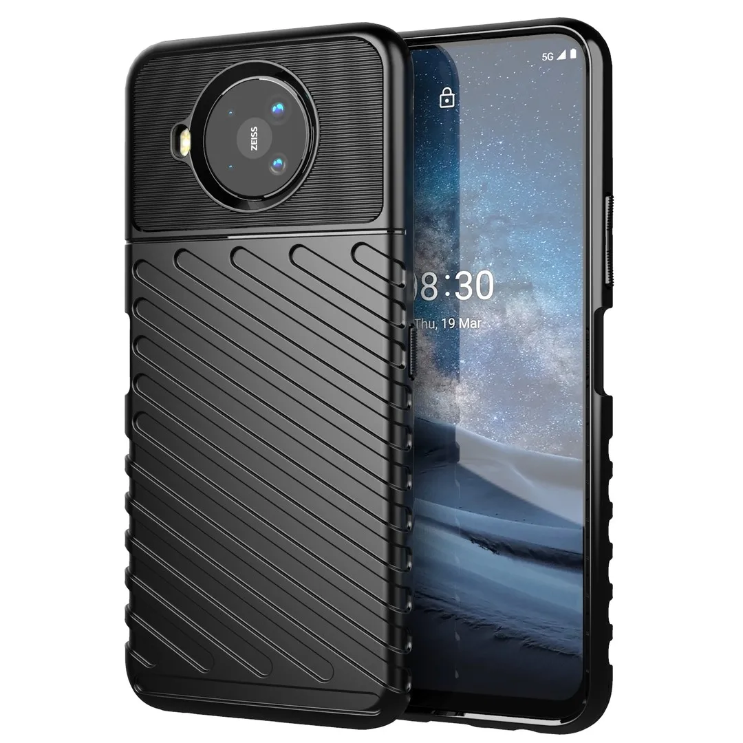 

For Nokia 8.3 5.3 2.3 1.3 Cover Soft Slicone Plain Thunder Classic Fashion Shockproof Case protective