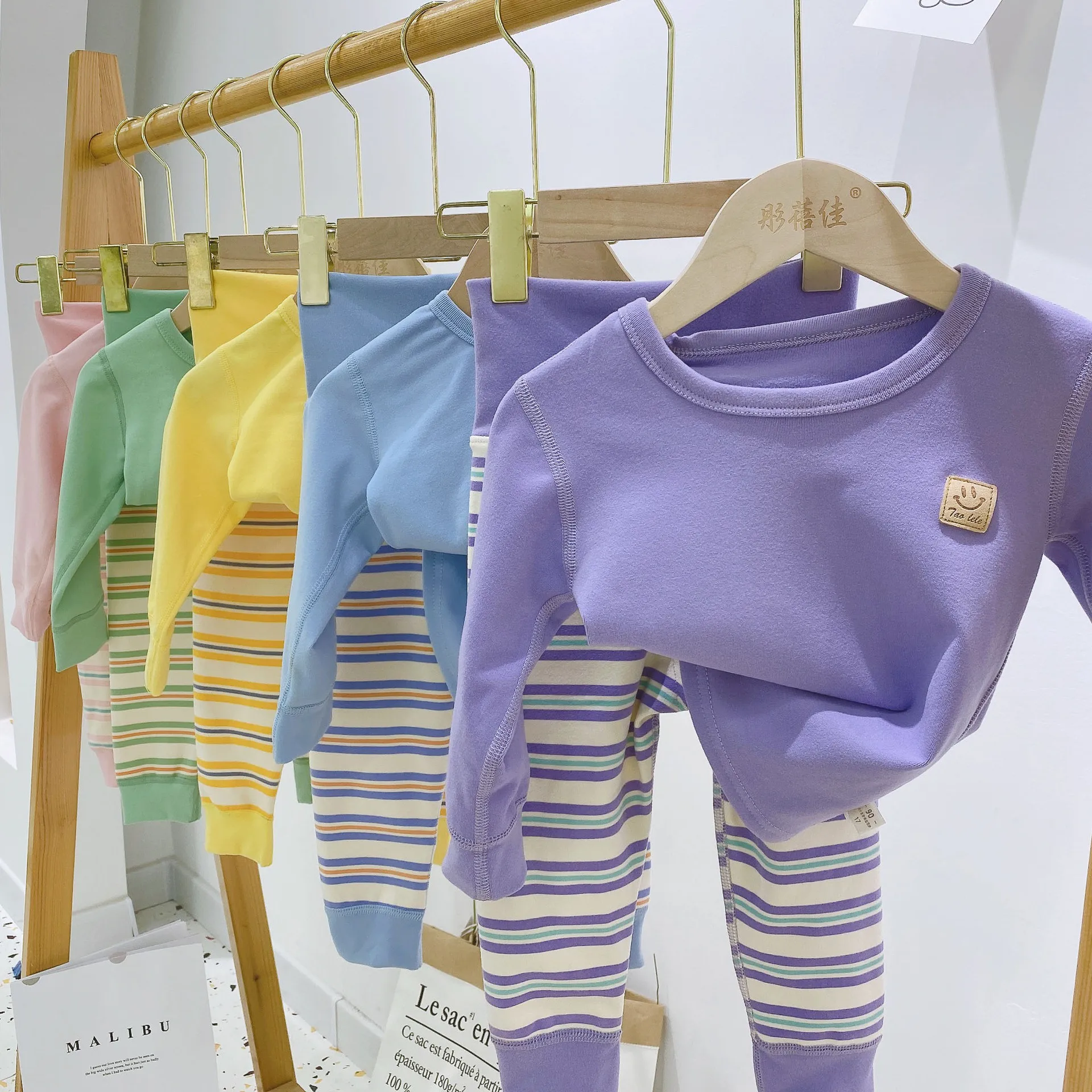 

Baby Newborn Pajamas Set Cotton Boys Sleepwear Suit Autumn Girls Pijamas Tops+pants 2pcs Children Cartton Soft Cute Clothes 0-3t