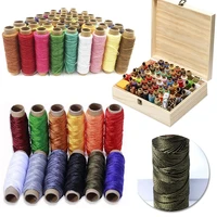nonvor leather sewing kit upholstery repair kit including leather waxed thread polyester thread and leather hand needles