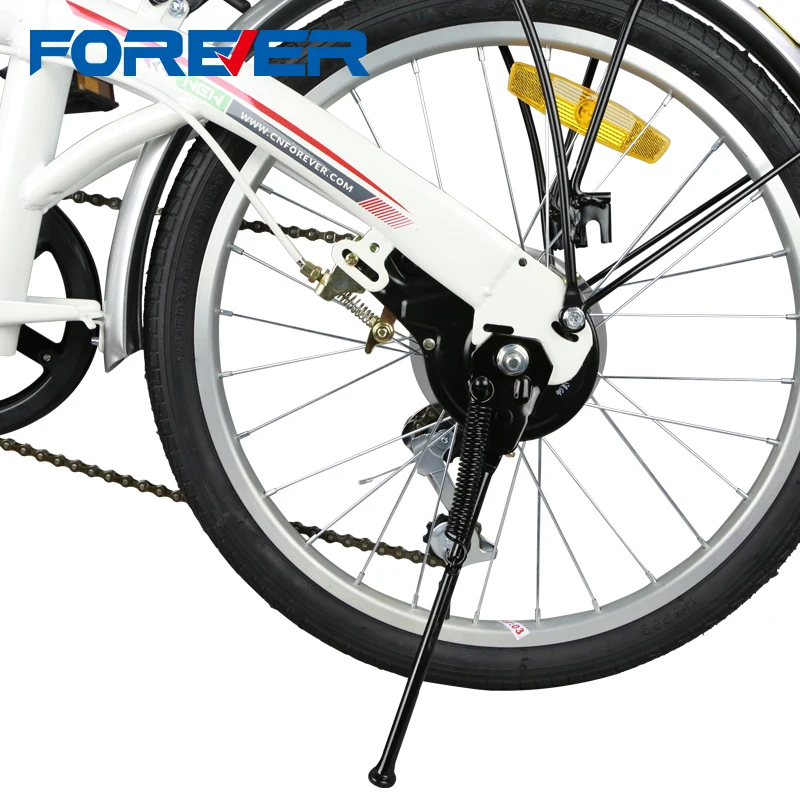

FOREVER QJ009-V 20 Inch Folding Bicycle High Carbon Steel Frame 7 Speed Folding Bike Student Men and Women Folding Bicycle
