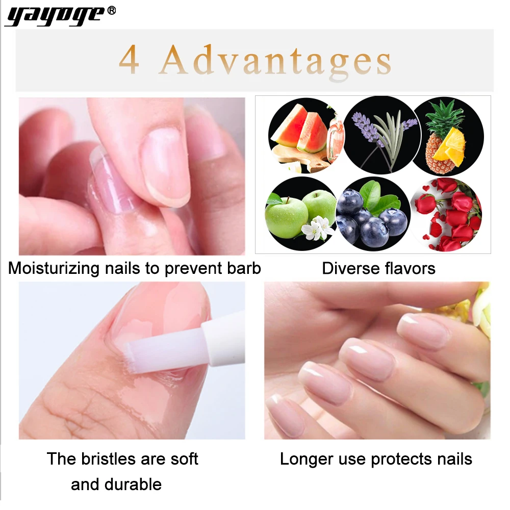 6 мл питательная масляная ручка для ногтей ухода за ногтями 8 ароматов