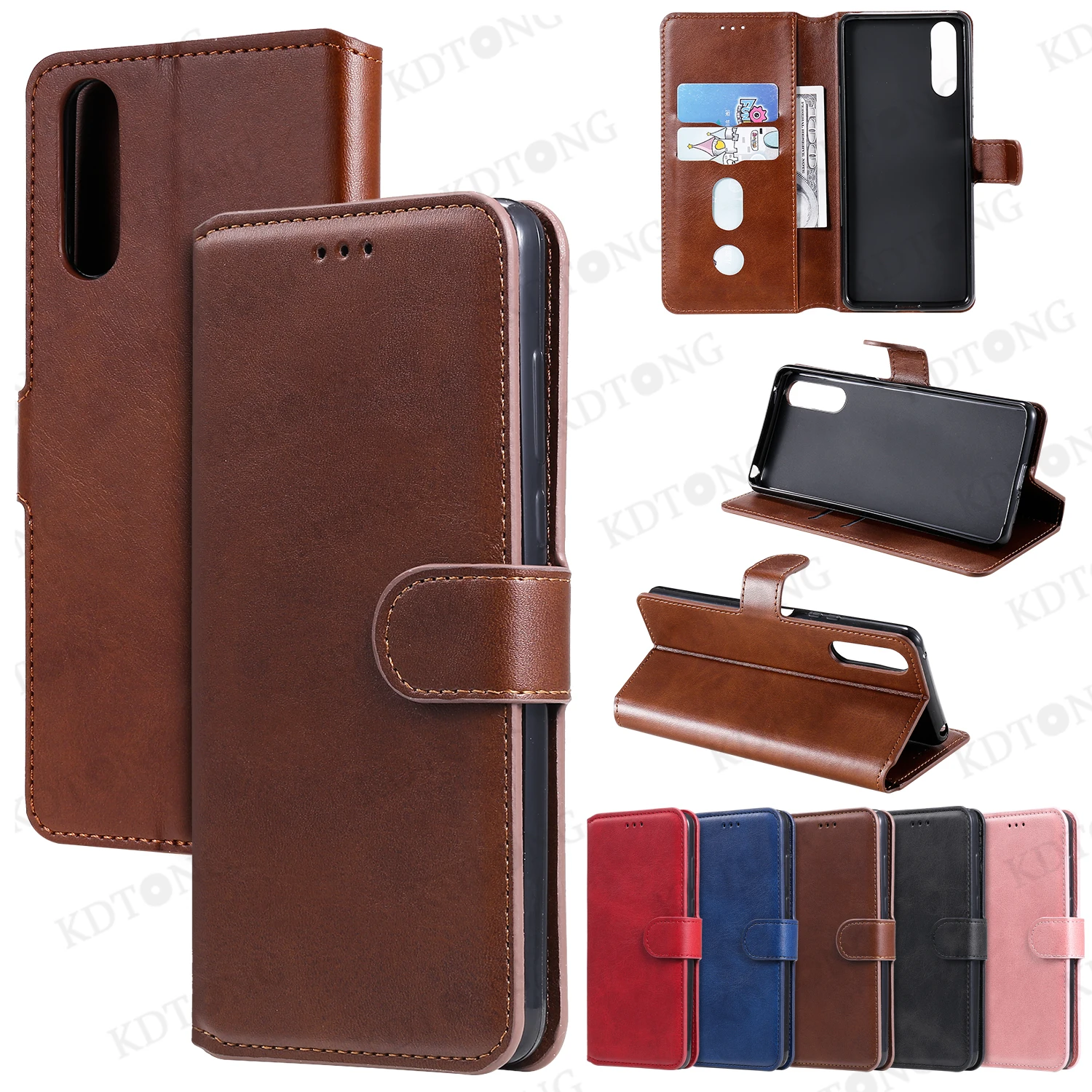 

Original Flip Leather Phone Case For SONY XZ1 XZ2 XZ3 XZ4 Case For SONY Xperia 1 10II 10III Shockproof Matte Cases Cover Capa