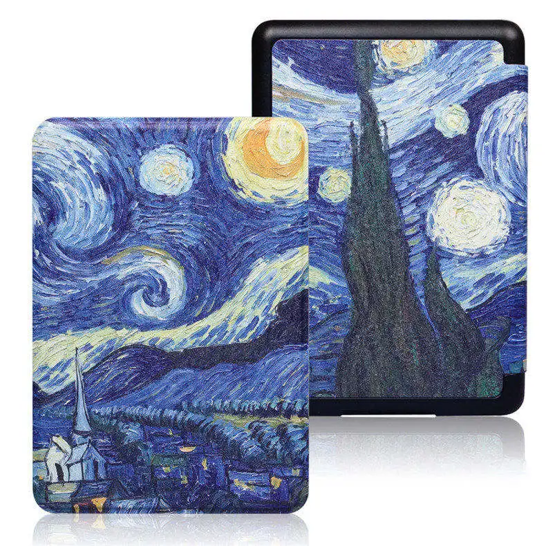 Starry Чехол для Amazon Kindle Paperwhite 4 Smart Cover для нового Kindle Paperwhite 4 чехол из полиуретановой кожи для планшета Paperwhite - Цвет: Starry