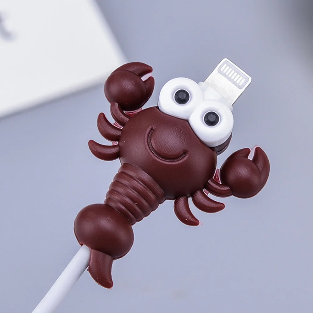 

5pcs Animal Data Line Cord Protectors Insects Charging Cable Case Cord Protector