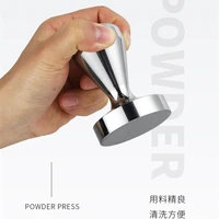 aixiangru stainless steel coffee tamper powder pressitalian coffee hammer handle solid kitchen accessories 5158mm