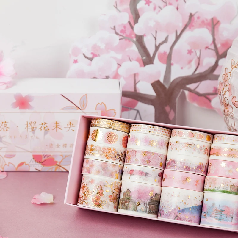 20 шт Ретро золотой фольги набор декоративного скотча Васи кран космическая