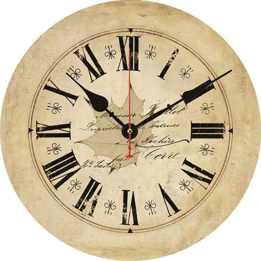 Letter Clock N Антикварные настенные часы, кухонные часы, потертые Ретро часы для декора кухни, Новое поступление - Цвет: Letter Clock N