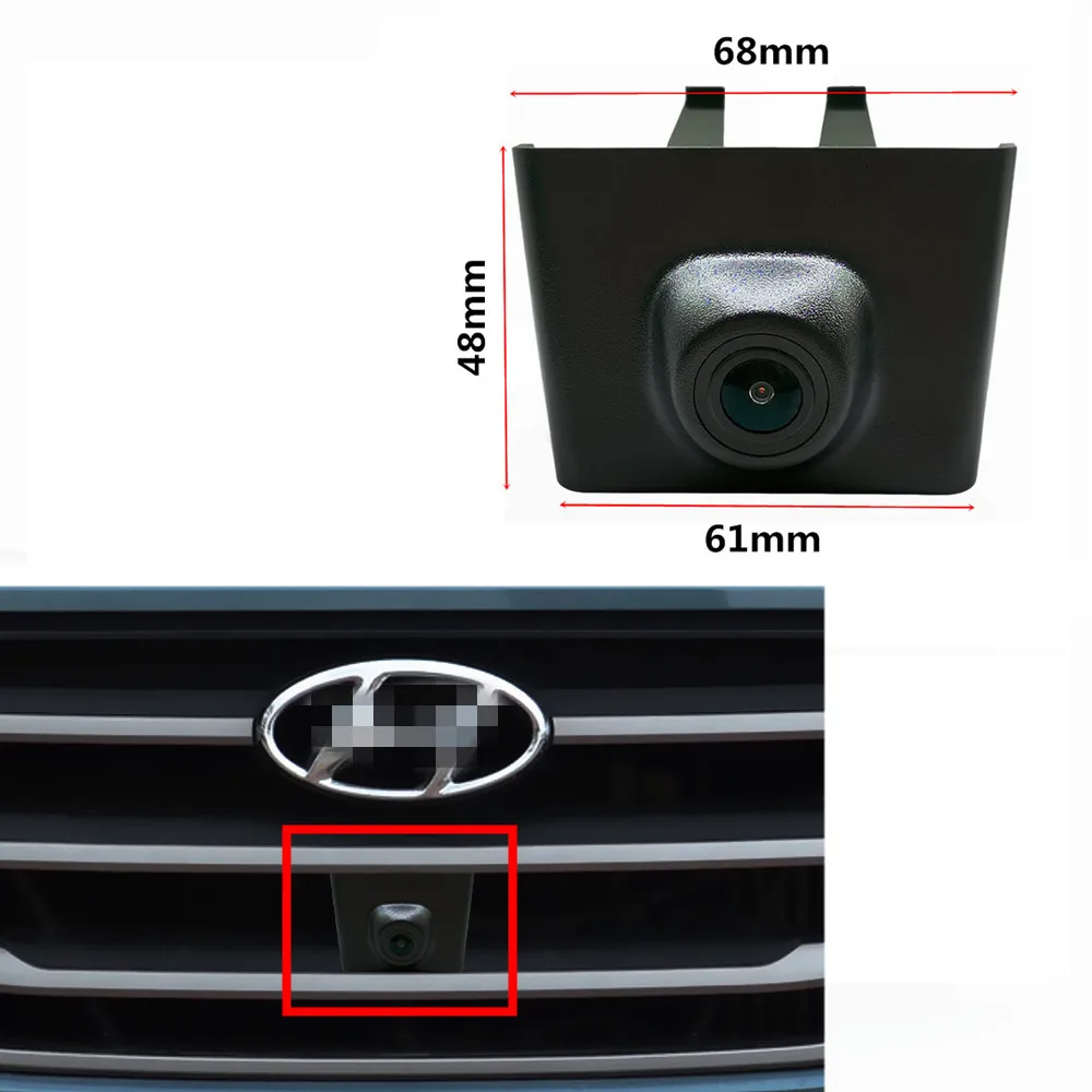 YIFOUM HD CCD Car Front View Parking Night Vision Positive Waterproof Logo Camera For Hyundai New Tucson 2015 2016