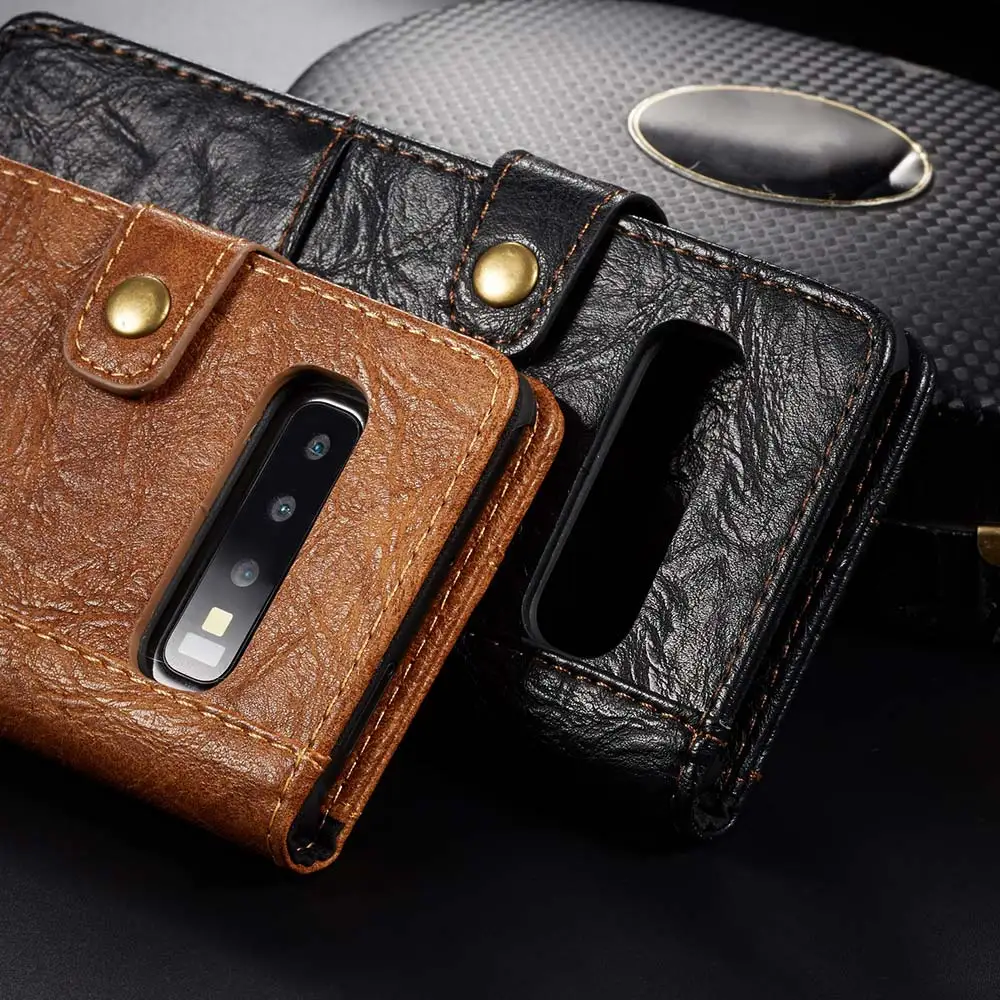 KISSCASE кожаный флип-чехол для телефона samsung S10 S9 S8 Plus S10E S7 Edge чехол бизнес-книги Note 9 8 s
