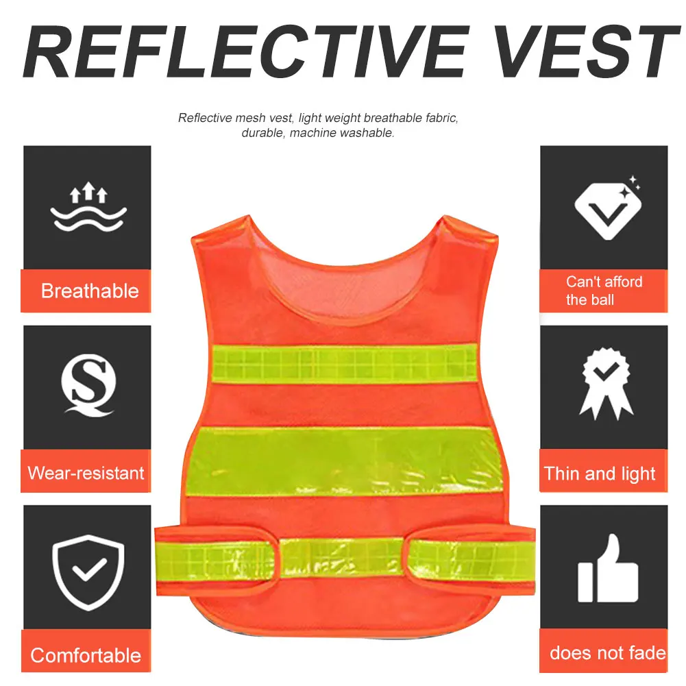 

Светоотражающий жилет для езды на велосипеде и занятий на улице