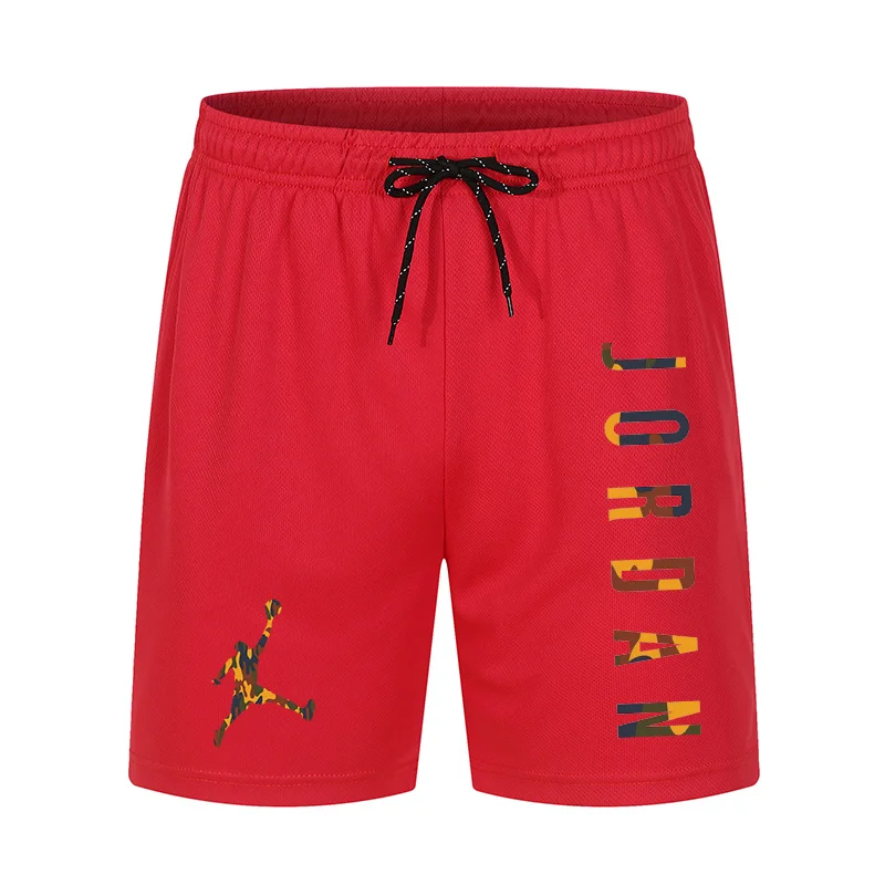 

Jordan Men's Summer Leisure Printing Easy Jogging Beach Pants For Fitness Gym Shorts T-Shorts