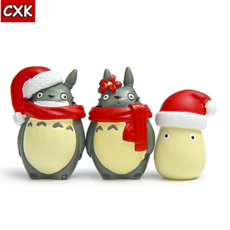 3 шт./компл. модель Totoro для рождественской вечеринки фигурка My neighter Тоторо брикеты