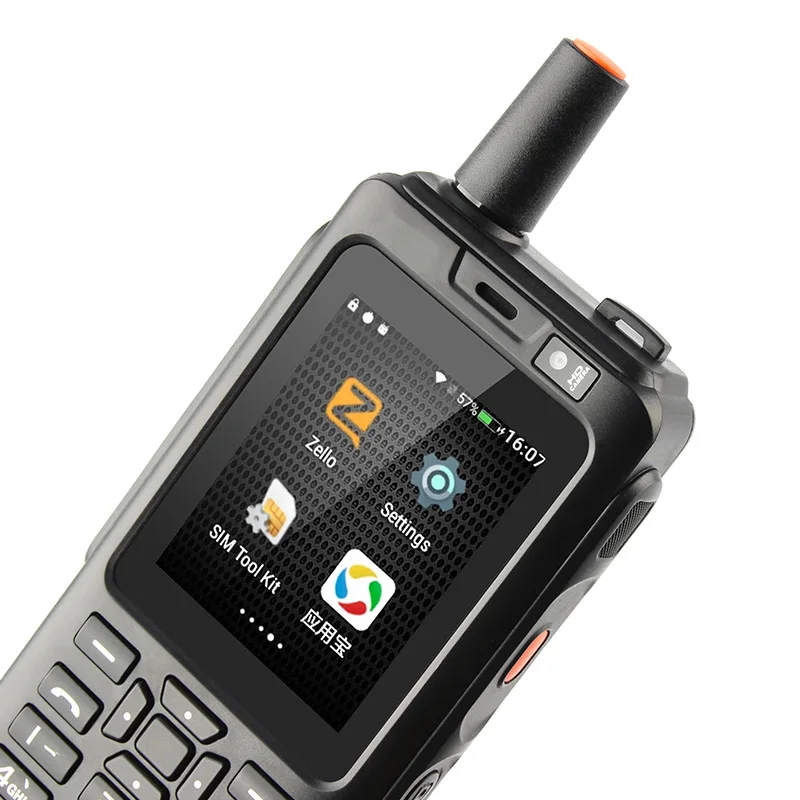 uniwa alps f40 zello walkie talkie mobile phone ip65 waterproof 2 4 touchscreen 4g lte mtk6737m quad core 1gb8gb smartphone free global shipping