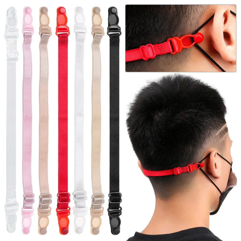 1Pc Adjusting Elastic Mask Ear Protector Extender Artifact Loose Tight Masks Extension Strap Wearing Headwear Clasp Accessories | Дом и сад