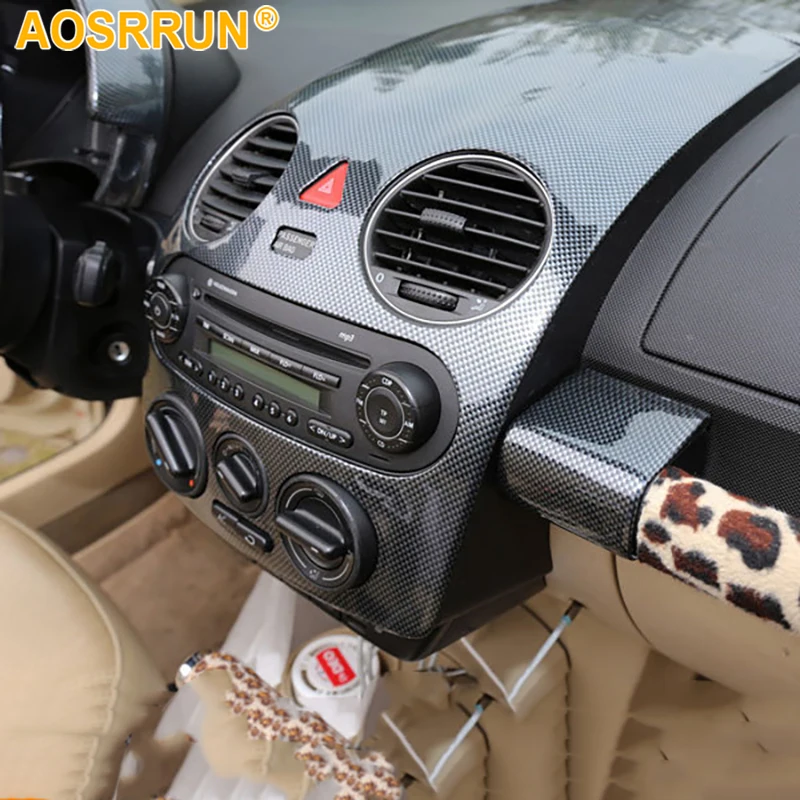 Стильные внутренние молдинги из углеродного волокна для Volkswagen VW Beetle 2003-2010
