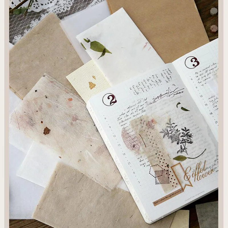 30 шт. Базовая текстура ручной работы смешанный материал бумажный дневник