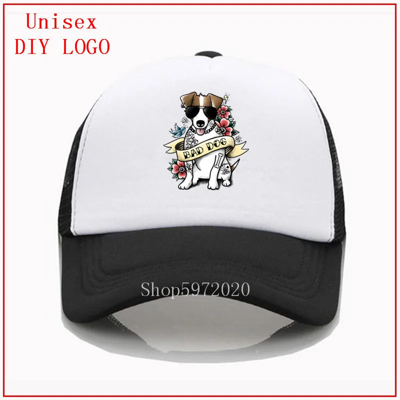 Модная сетчатая Кепка Джек Рассел терьер крутая Татуировка рисунок питомца