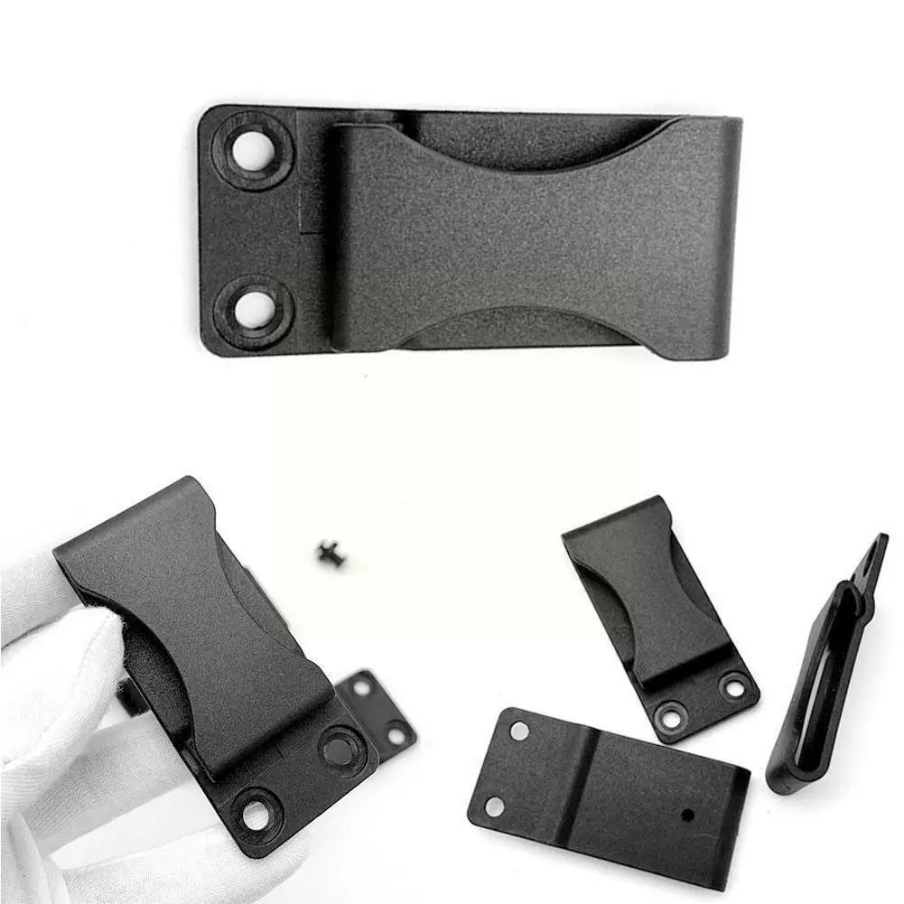 1pc Black Sheath Waist Clip Making Scabbard Carry DIY Belt Accessories Tool Rotating Set Screws Sheat J8F8 | Спорт и развлечения