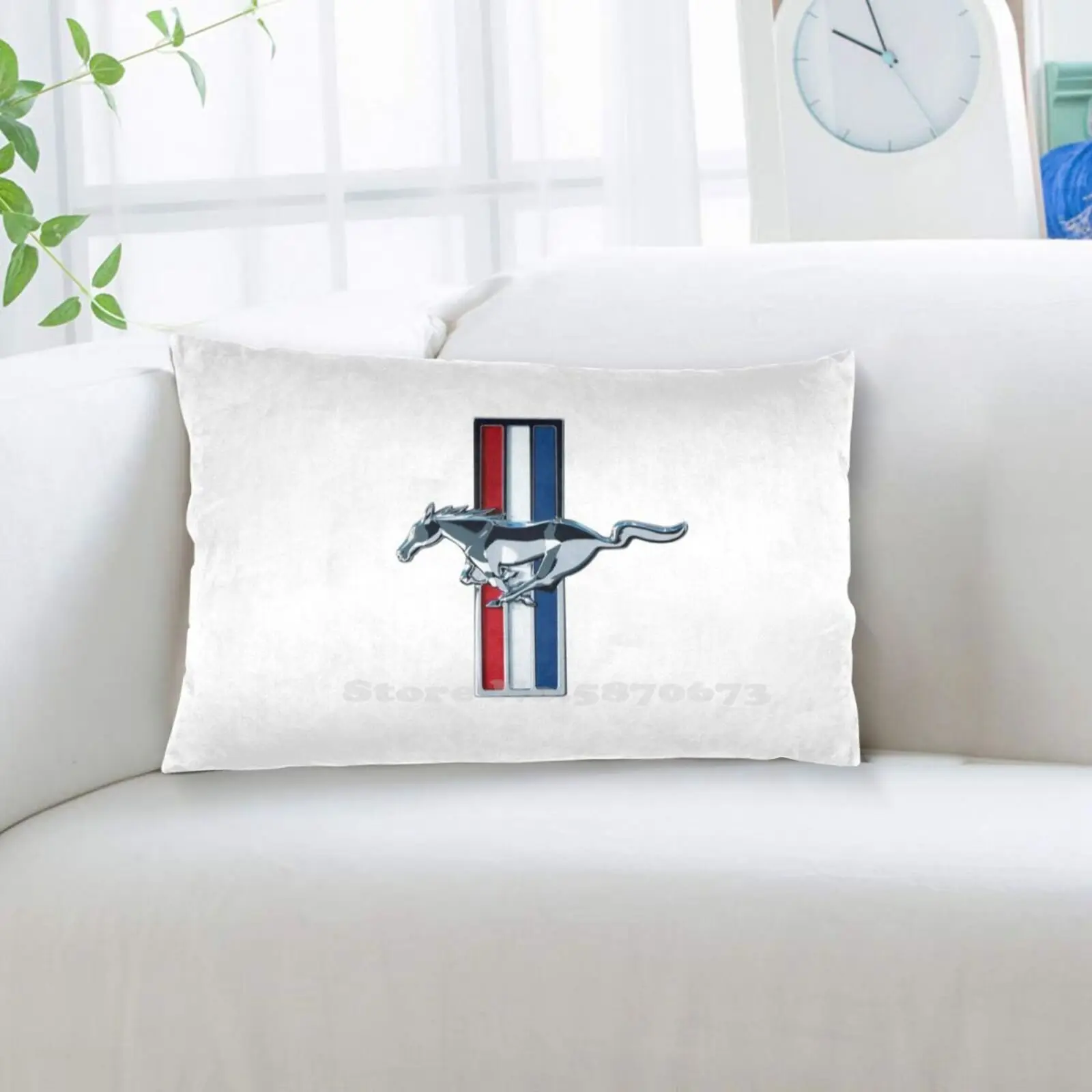 Модная наволочка с логотипом прямоугольная американская автомобильная в виде