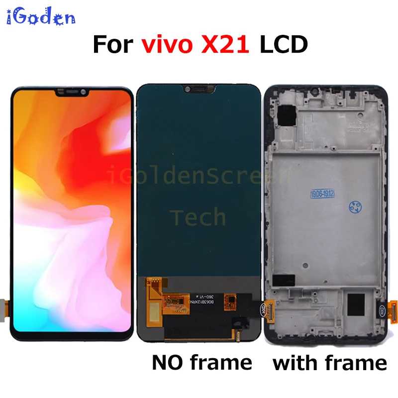 ЖК дисплей 6 28 дюйма для VIVO X21 детали Vivo экран дисплея бесплатная доставка|Экраны
