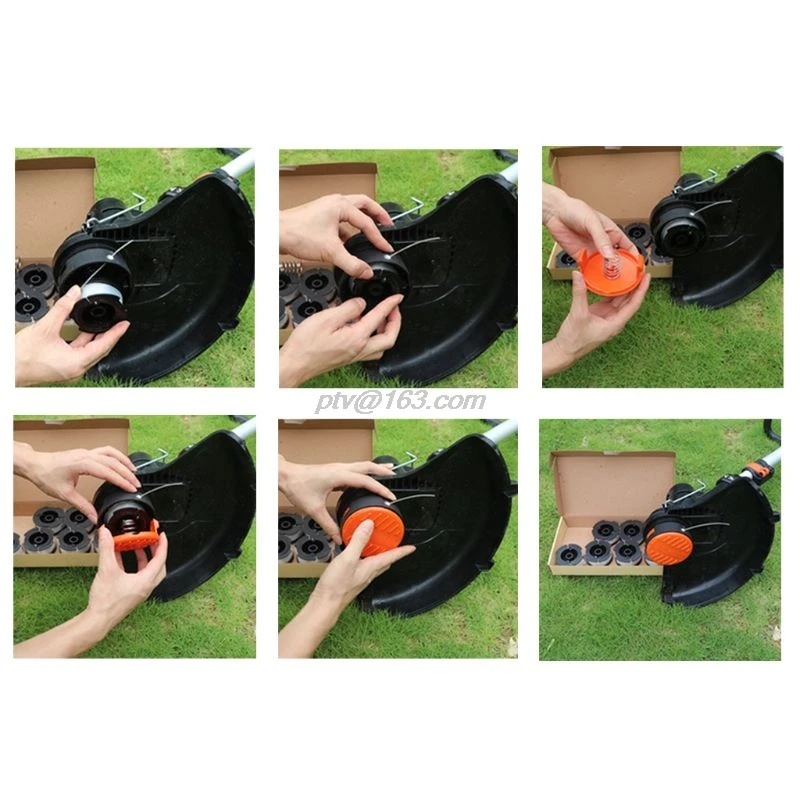 Сменная Крышка для шпули Black Decker Line String spring Trimmer Weed Eater Refills 30 футов 0 065 &quot |