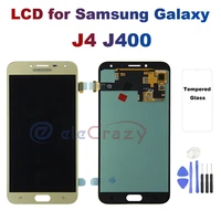 amoled for samsung galaxy j4 j400 j400f j400gds sm j400f lcd display touch screen digitizer assembly replacement 100 testing