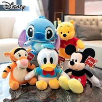 disney genuine mickey mouse minnie donald duck winnie pooh piglet plush toy 25cm kids figure doll gift cute stuffed animals