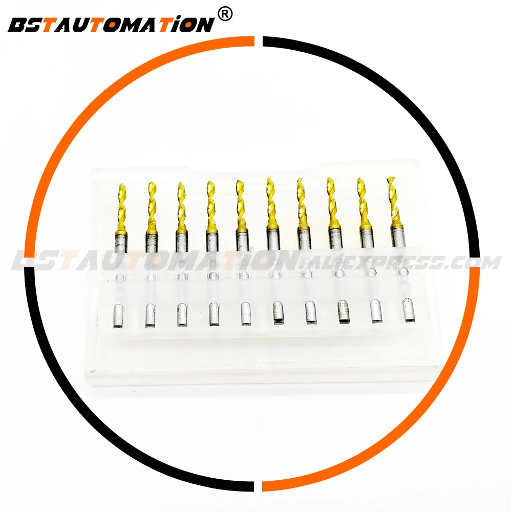 Титановое покрытие PCB сверло 1 75 мм гравировальный концевой инструмент 3 175