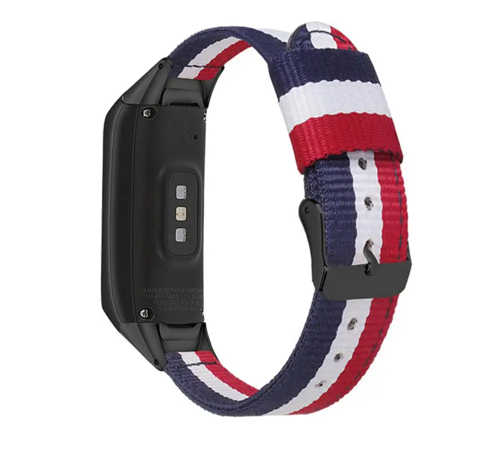 12 мм нейлоновый наручный ремешок на замену часы браслет для samsung Galaxy Fit SM-R370 спортивные часы ремешок браслет аксессуары