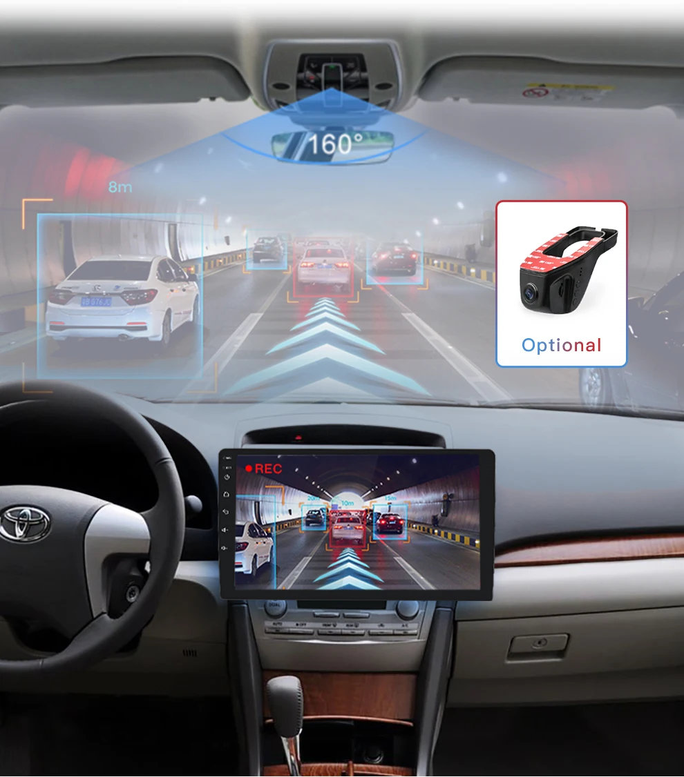 Автомобильный dvd плеер Android 8 1 для TOYOTA Camry 2007 ~ 2011 gps навигация Wi Fi Bluetooth стерео MP5