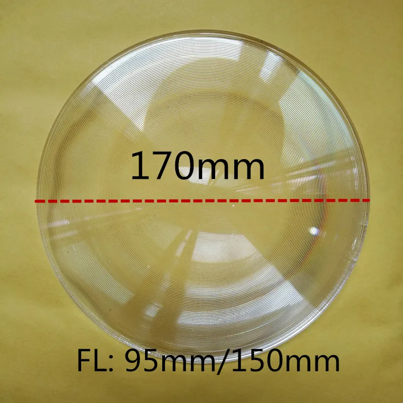 170 мм диаметр 95 мм/150 фокусное расстояние PMMA круглая линза Френеля|lens diameter|acrylic fresnel