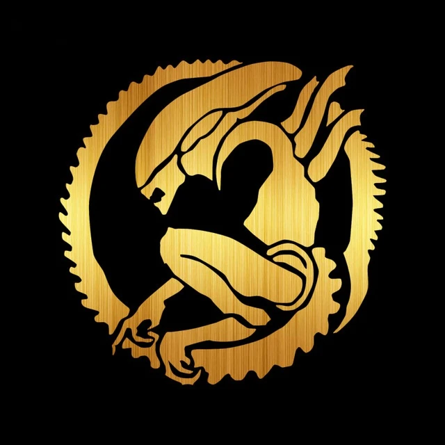 

Personality 3D Stickers Alien Fashion Sticker Decoration Decals Car Styling COLORFUL STICKERS PVC15x15cm