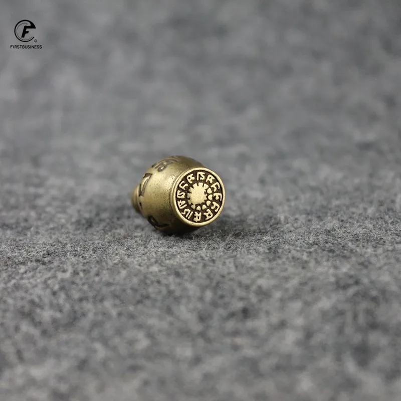 Твердая латунь шесть слов Тибетский Буддизм правда Водолей Чай Pet брелок