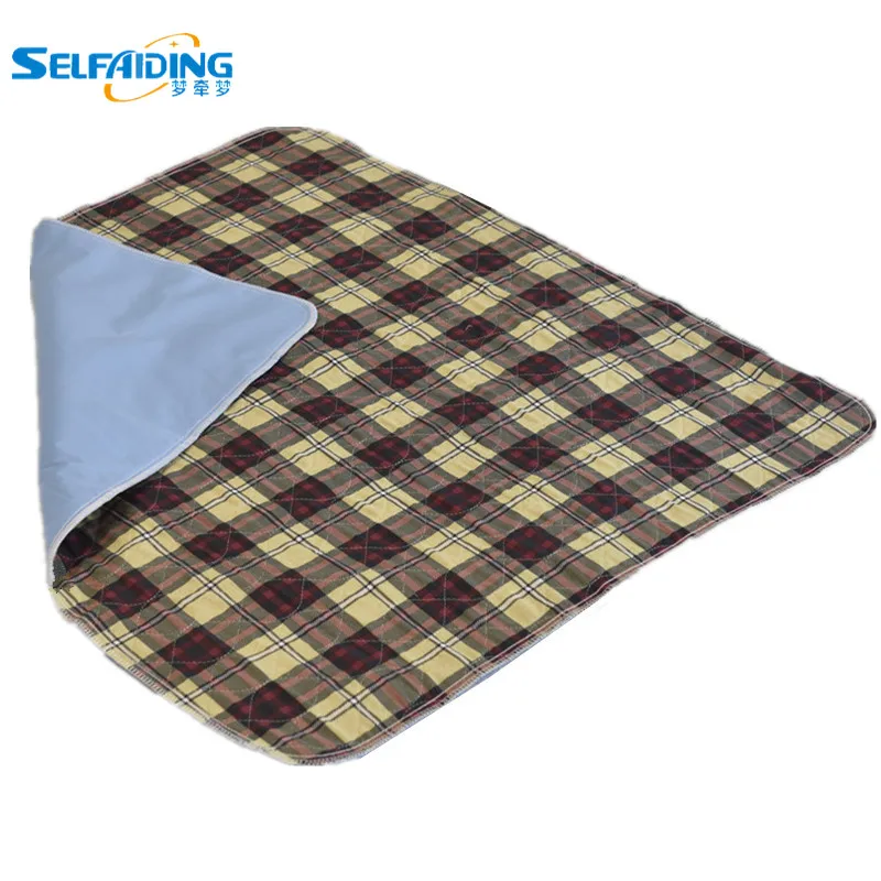 Washable Bed Pads Incontinence Urine Elder Mat Reusable Absorbent Pad Protector for Children Adults 3-layer Structure Thickened | Дом и сад